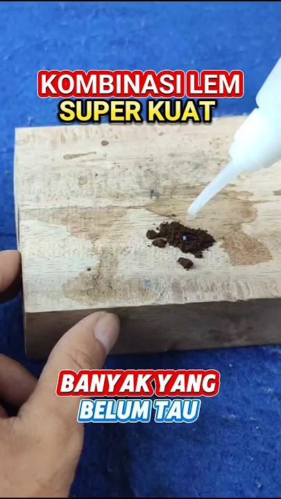 Ternyata ini kombinasi lem super paling kuat⁉️#idekreatif