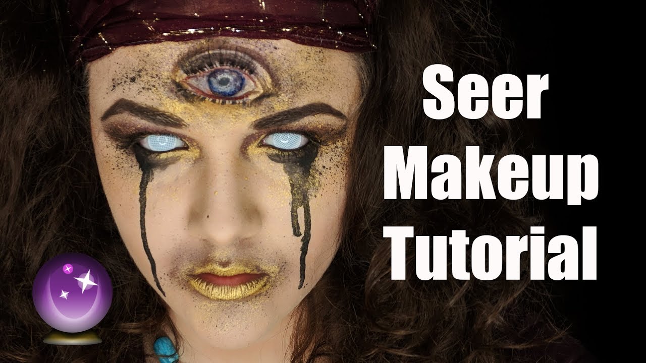 Seer Third Eye Fortune Teller Halloween SFX Makeup Tutorial