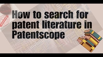 Patent public search in Patentscope