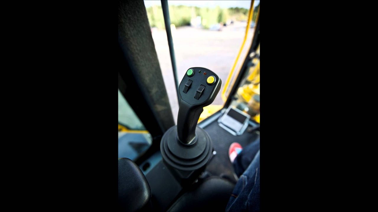 Joystick functions of the XCMG grader by HPL-koneet Oy