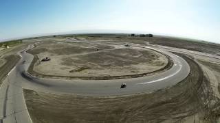 buttonwillow cw letsride trackdays april 18 2014 ducati monster 1100 drone corner
