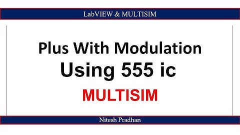 PWM Generator using 555 timer - Multisim