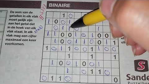 These ones rocks! (#3327) Binary Sudoku. 09-01-2021 part 1 of 3