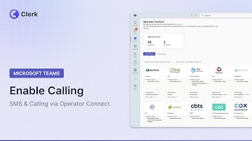 How to Enable Calling and SMS in Microsoft Teams with Clerk Chat
