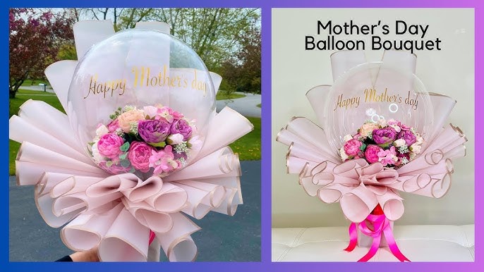 DIY Tutorial: Giant Marble Balloon Flowers for Mom // Hostess with the  Mostess®