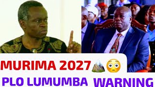 SHOCKING 2027 ELECTIONS PREDICTION BY FEARLESS PLO LUMUMBA😳 Listen To Professor P.L.O Lumumba Speech