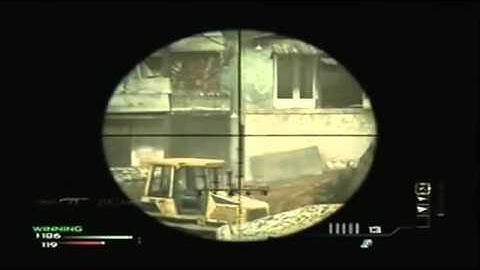 MW3 No Scope Across The Map!!