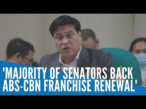 Zubiri: Majority of senators back ABS-CBN franchise renewal