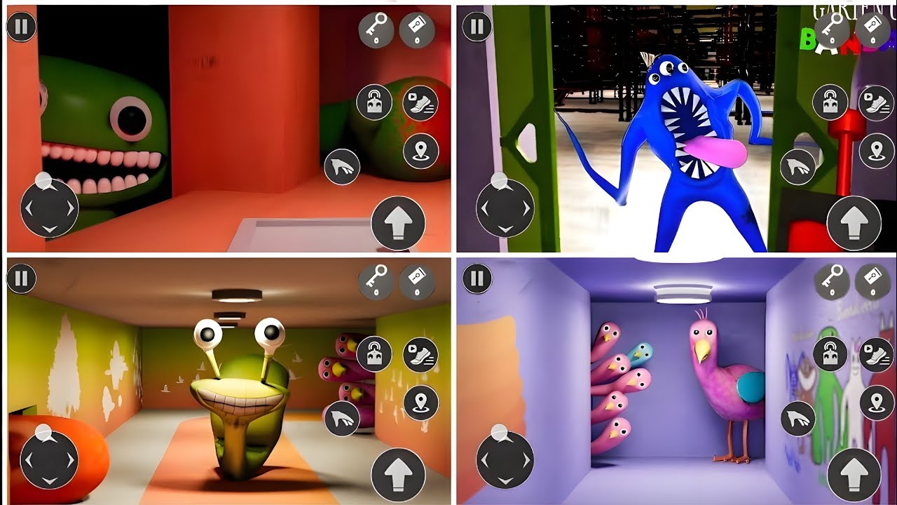 Garten Of Banban- Red Monster Survival (Chapter 1, 2, 3) New Update 