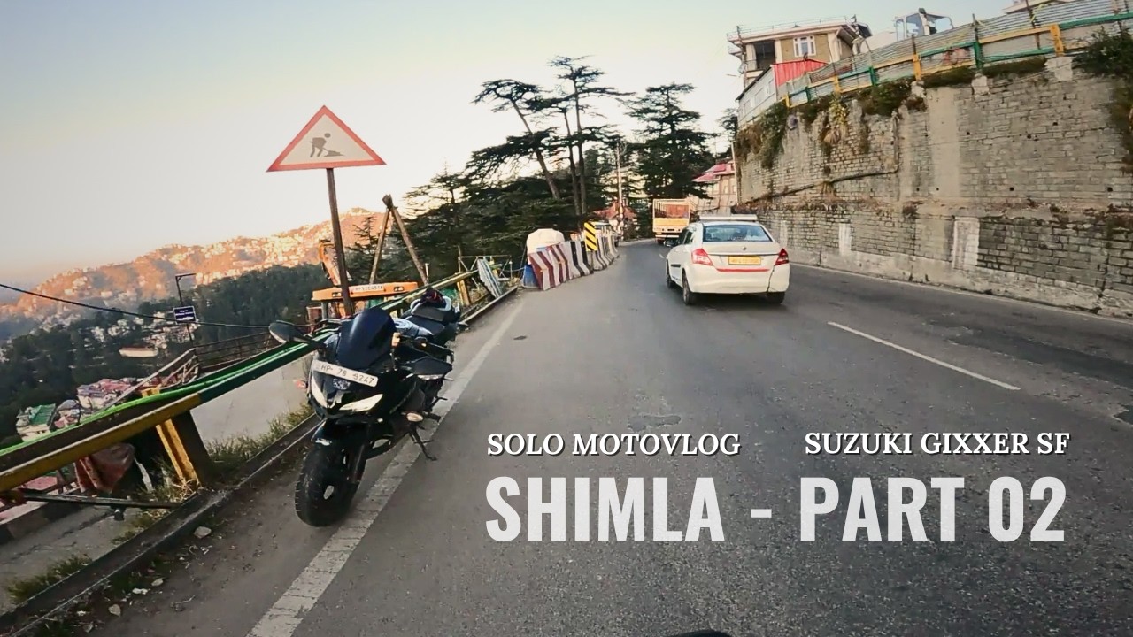 Shimla - Solo Moto vlog - Part 02 - Jhakhu Temple Ride - Suzuki Gix0xer SF 155 BS6