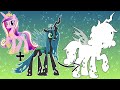 Cadence  queen chrysalis  speedpaint theme tall ponies rise 9