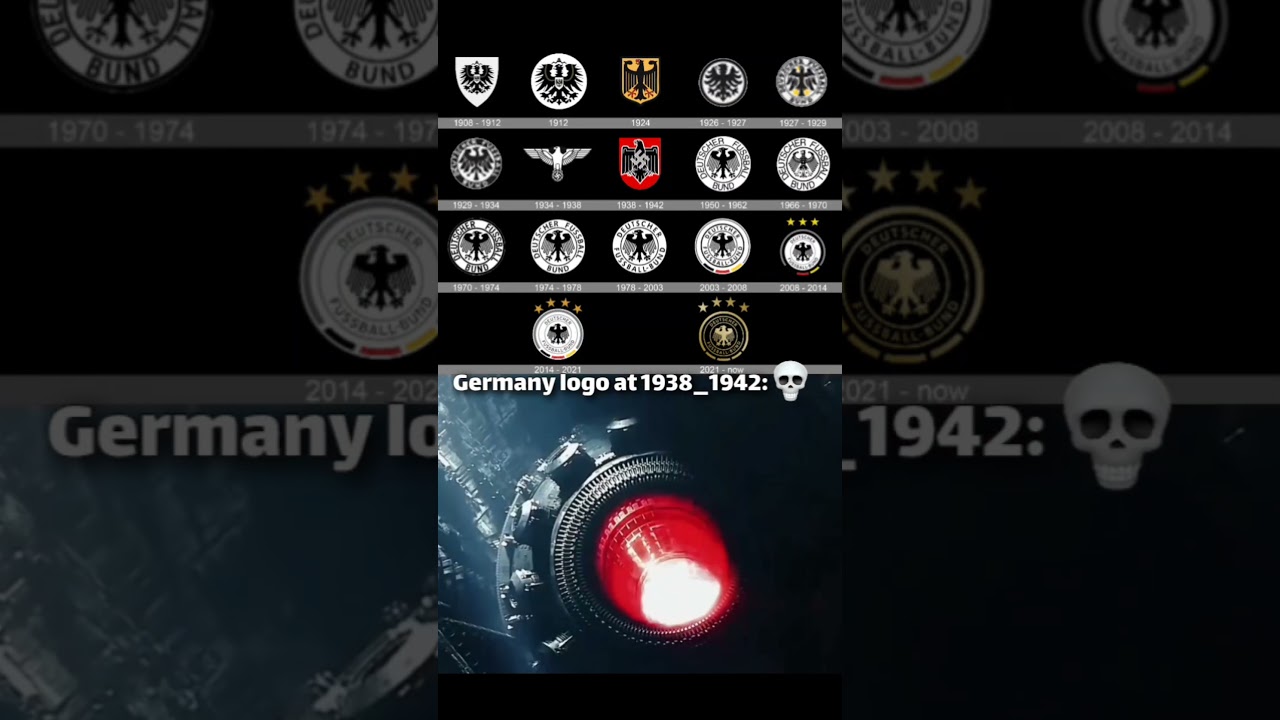 Evolution of Germany logo💀🇩🇪 