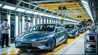 How BYD Produces the Yangwang U7 – Inside the Luxury Car Factory (Full Process)