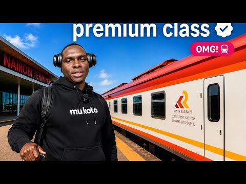 5 Hours in Kenya’s SGR PREMIUM CLASS Train | Nairobi to Mombasa