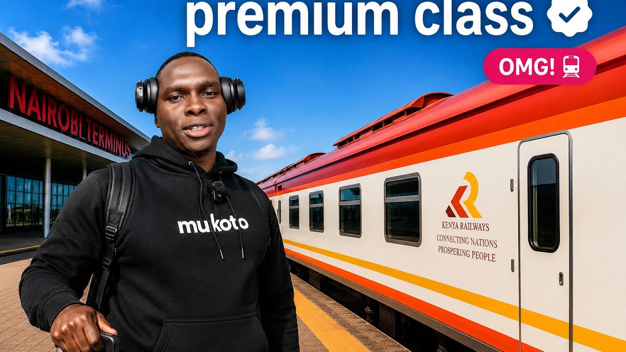 5 Hours in Kenya’s SGR PREMIUM CLASS Train | Nairobi to Mombasa
