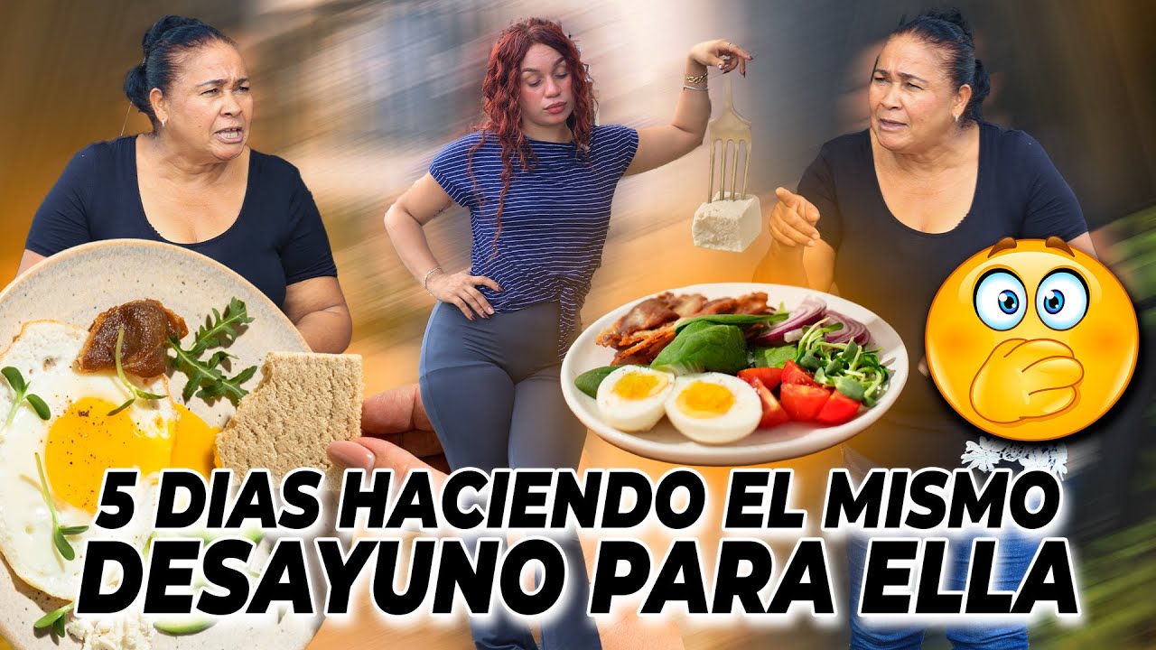 5 dias haciendo el mismo DESAYUNO