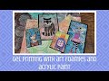 Gel Printing with Art Foamies and Acrylic Paint