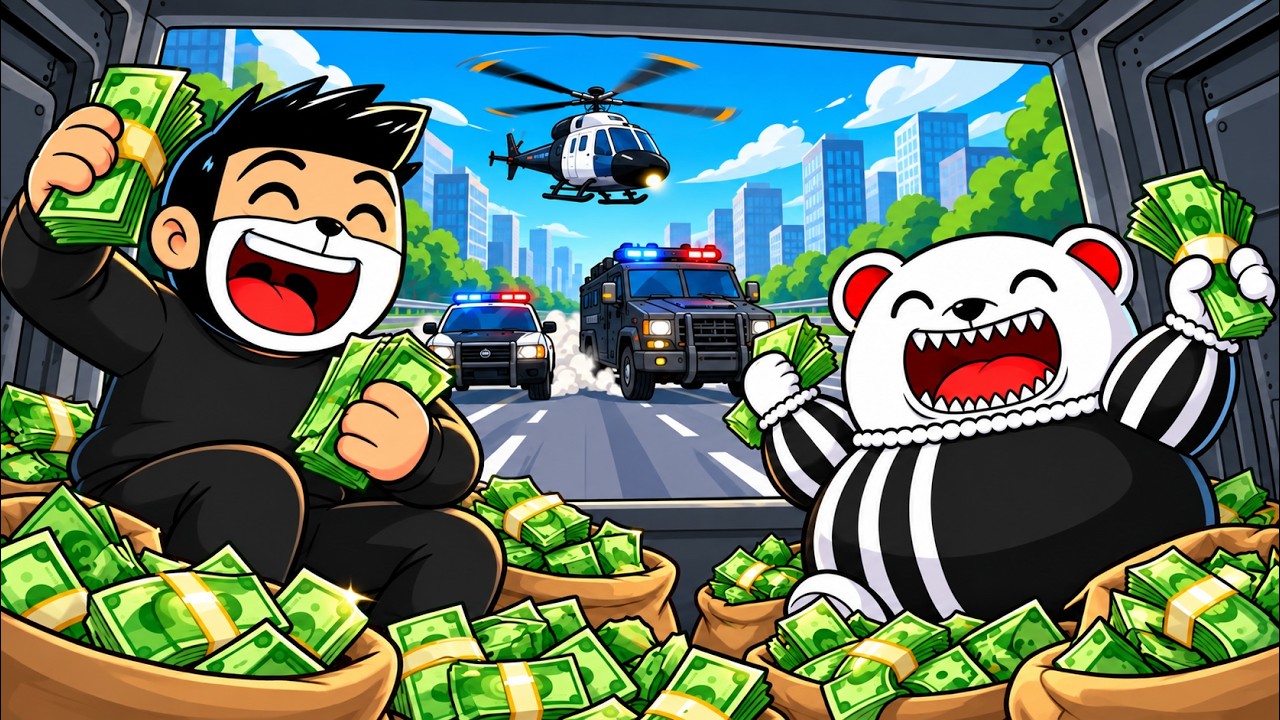 ปล้นเพื่อนบ้าน แล้วหนีไปแม็กซิโก 🚨 Roblox