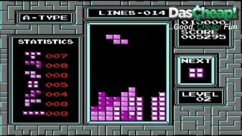 Original Nintendo Tetris Gameplay Video