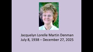 Jackie Denman - Funeral - 01/10/2026