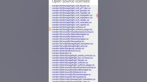 How to check open sources, licences on Redmi Note 10 and 10pro