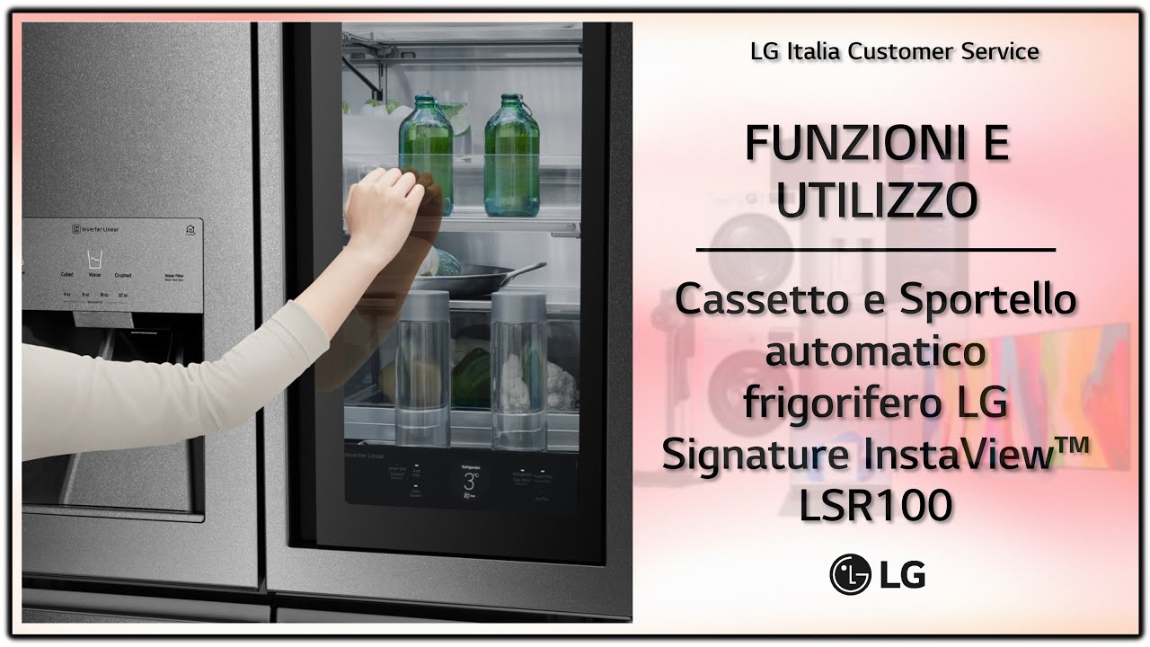 Signature LG | LG Signature InstaView ™ LSR100 refrigerator drawer and cash  dispenser - YouTube