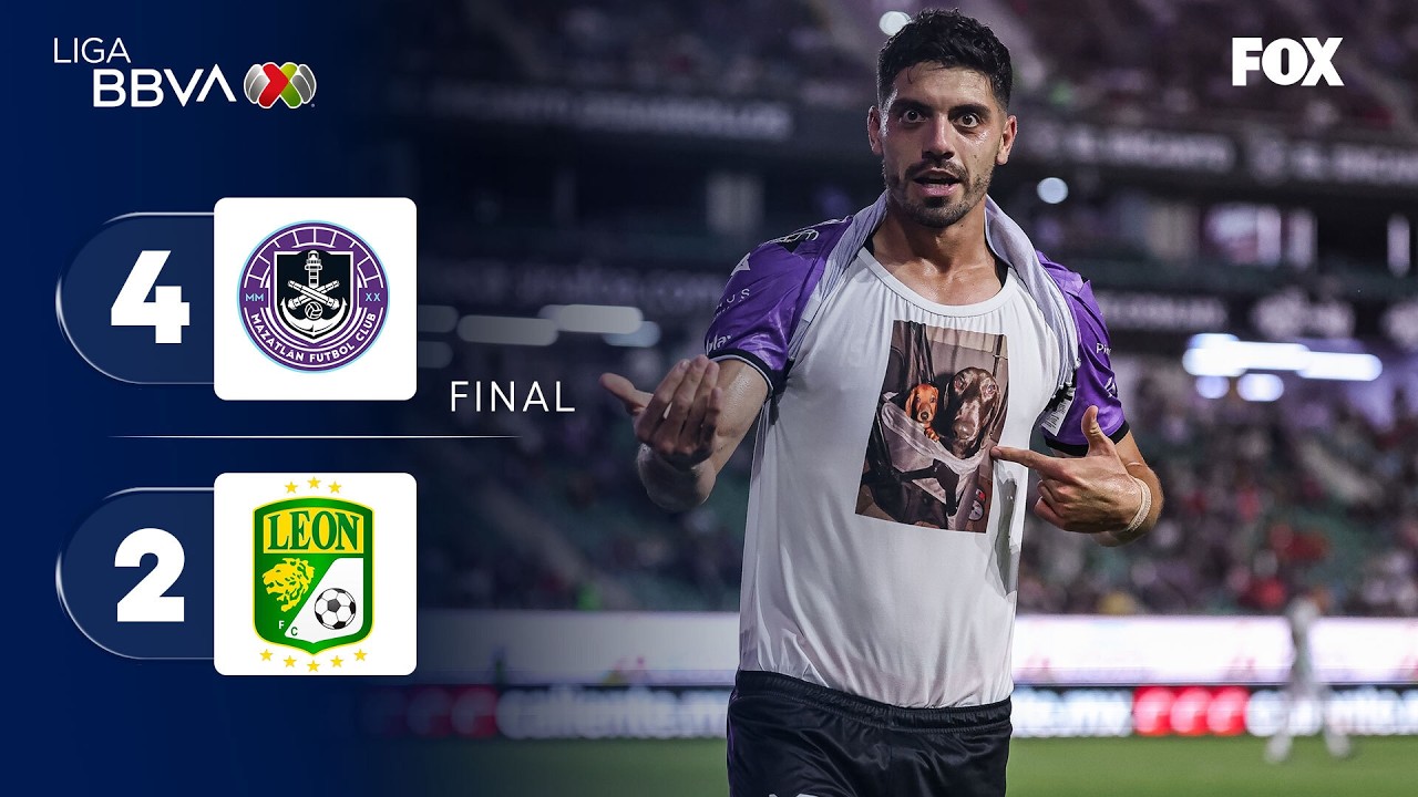 MAZATLÁN 4-2 LEÓN | RESUMEN Y GOLES | LIGA MX | CLAUSURA 2026 | JORNADA 10
