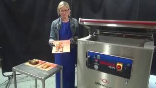 Koch Stainless Steel Vacuum Seal Skin Packaging Machine Demonstration