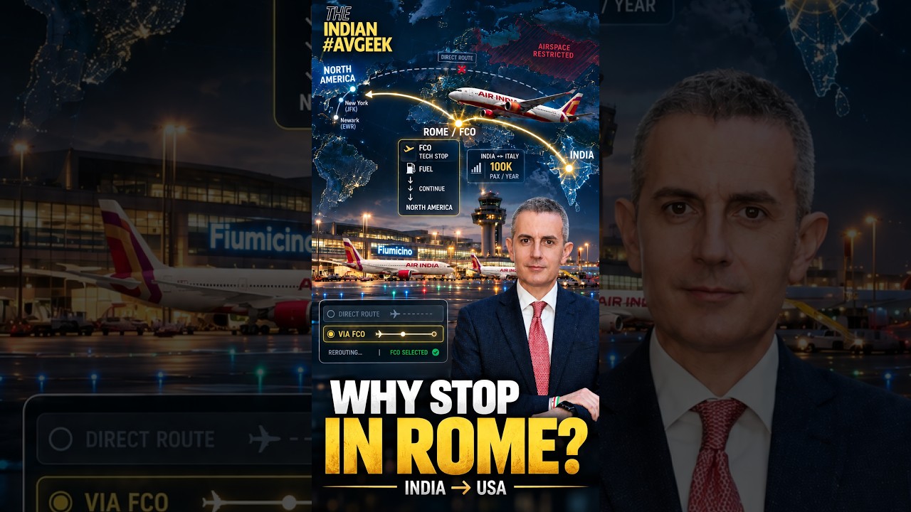 Why Air India Is Using Rome on Flights to North America