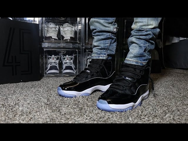 2016 Space Jam Jordan 11's | Unboxing & On Foot Review! - YouTube