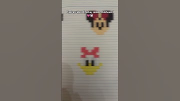 #mickeymouse pixel art ideas 💗#viral #like #subscribe #pixelart #viralovernight #fypシ゚viral #fyp