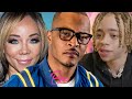 T.I. &amp; son King go at it 👊🏾 💢 at Falcons game after King disrespected mom Tiny