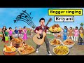 Beggar singer singing music with guitar begging chicken mutton biryani hindi kahaniya hindi stories