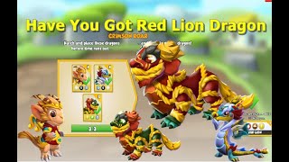 Have You Got Red Lion Dragon-Dragon Mania Legends | Castle Event | DML