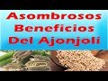 BENEFICIOS DEL AJONJOLI Baja La Presion y Colesterol ...