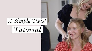 A Simple Twist Tutorial (great for fine hair) by The Small Things Blog 6,529 views 1 year ago 1 minute, 31 seconds