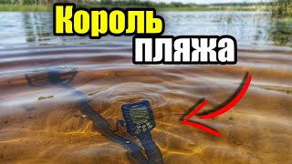 Подводный коп на диком пляже. Nokta Makro Simplex plus под водой.