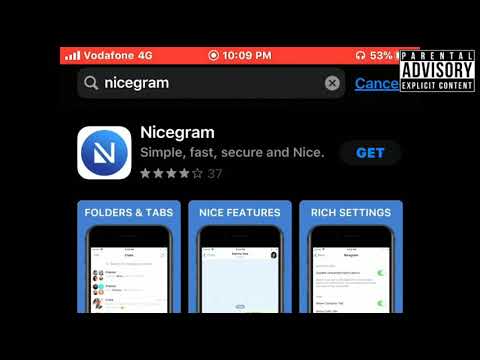 Unblock Copyrighted/Adult channels (Telegram) in iOS Nicegram no debug opti...