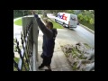 Someone's getting fired: FedEx guy delivers monitor