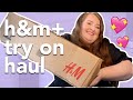 ANOTHER H&M PLUS SIZE CLOTHING TRY ON HAUL | best mom jeans ever?! 2021