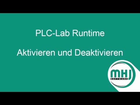 PLC-Lab Runtime Aktivieren und Deaktivieren