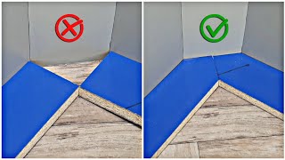 A trick of corners that few people know. a beautiful corner together!