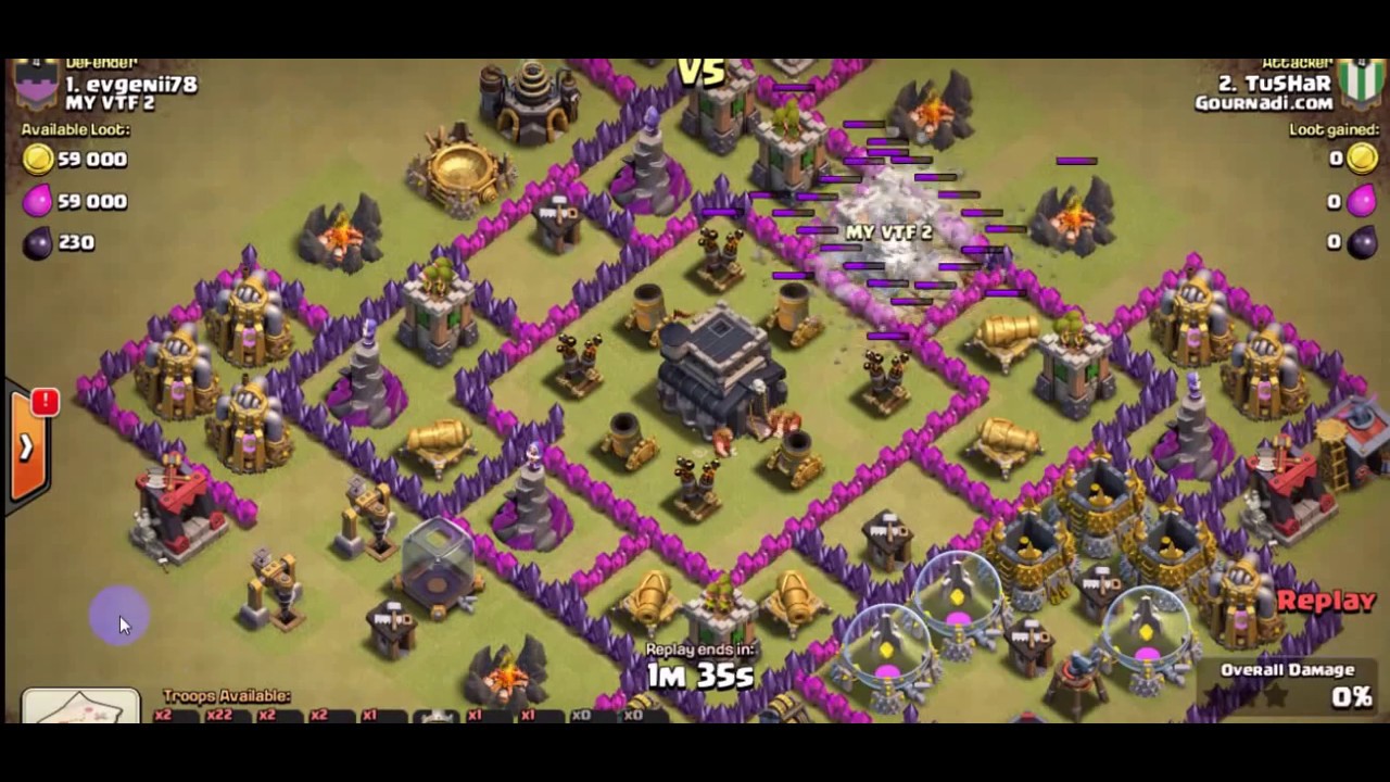 learn gowipe attacks on COC