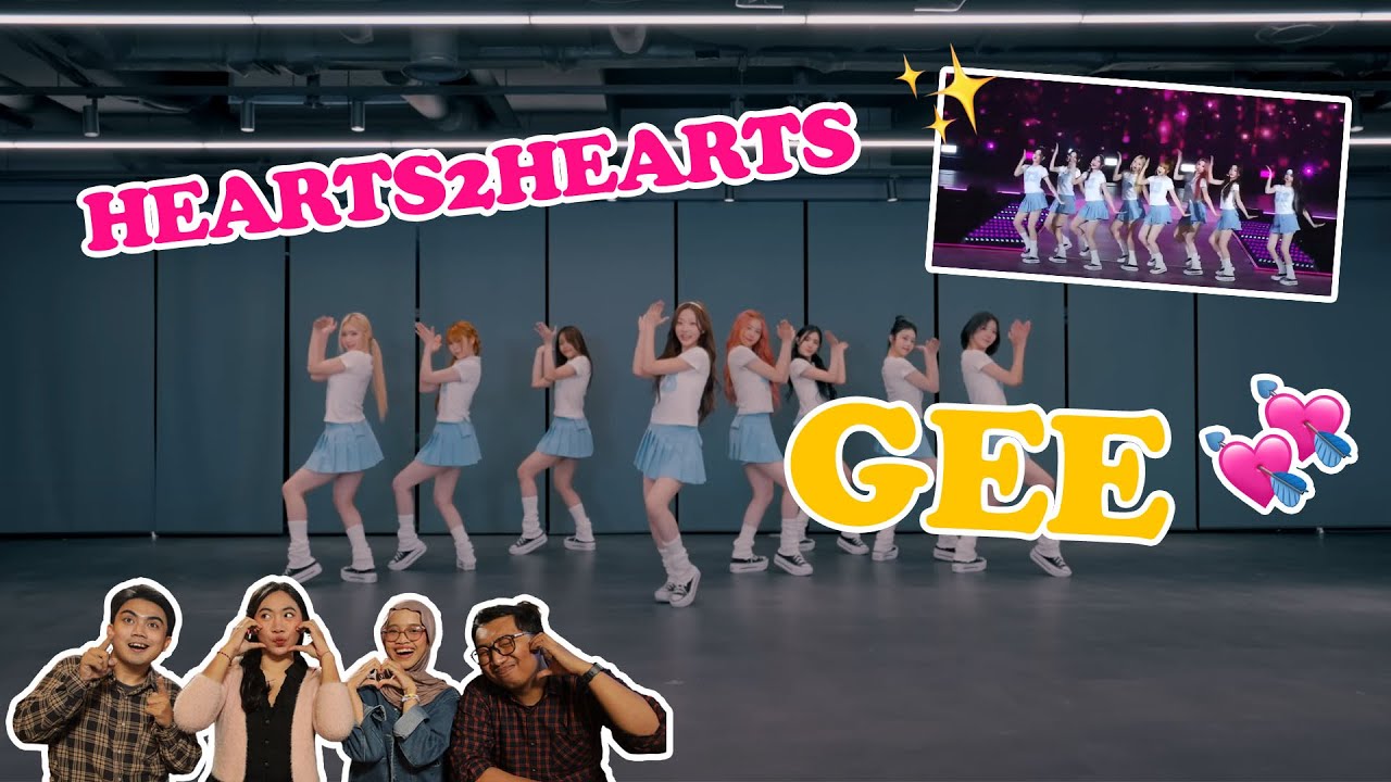FANS BIG 3 + HYBE REACT TO HEARTS2HEARTS - GEE