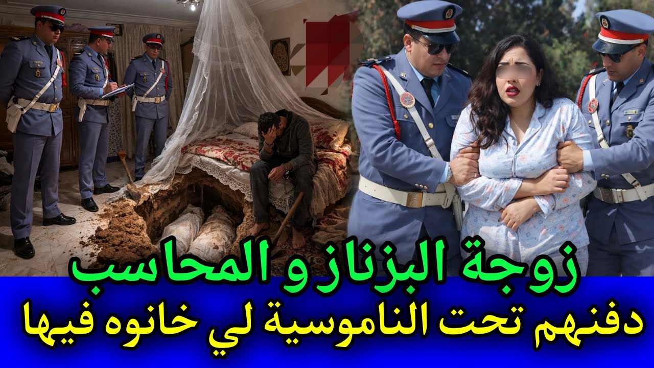 الحلقة: 558 | زوجة البزناز و المحاسب ... دفنـهم تحت الناموسية لي خانوه فيها ,قصص بوليسية مغربية.