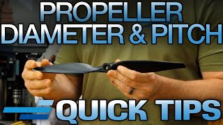 Propeller Diameter & Pitch | Quick Tip | Motion RC