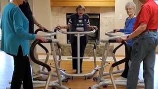 Assisted Living residents using S3 Balance in a group to reduce falls