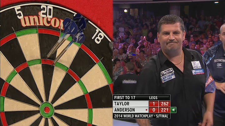 A WINTER GARDENS CLASSIC! | Taylor v Anderson | 2014 World Matchplay