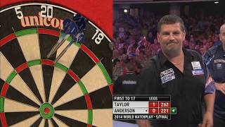 A WINTER GARDENS CLASSIC! | Taylor v Anderson | 2014 World Matchplay screenshot 5