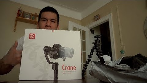 ZHIYUN CRANE V2 GIMBAL UNBOXING/ FIRST IMPRESSIONS